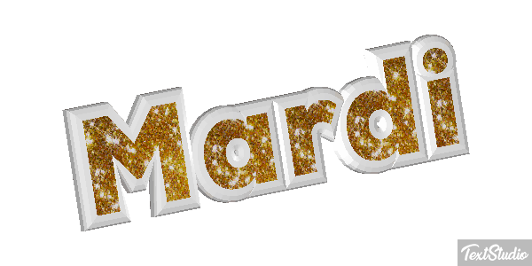 Mardi Texteffekt