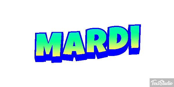 Mardi Texteffekt