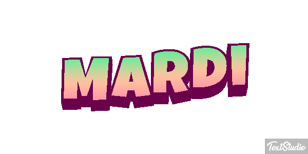 Mardi Texteffekt