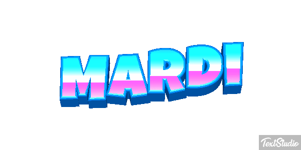 Mardi Texteffekt