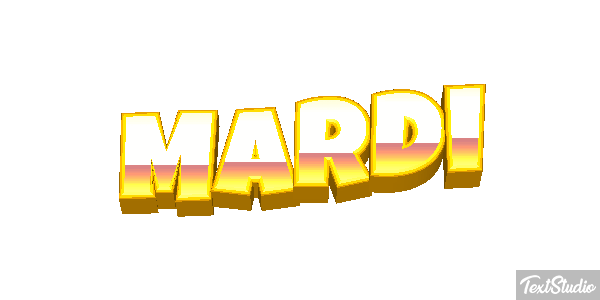 Mardi Texteffekt