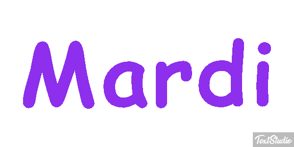 Mardi Texteffekt