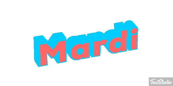 Mardi Texteffekt