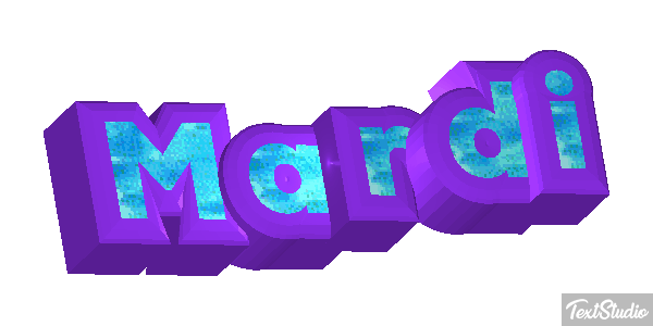 Mardi Texteffekt
