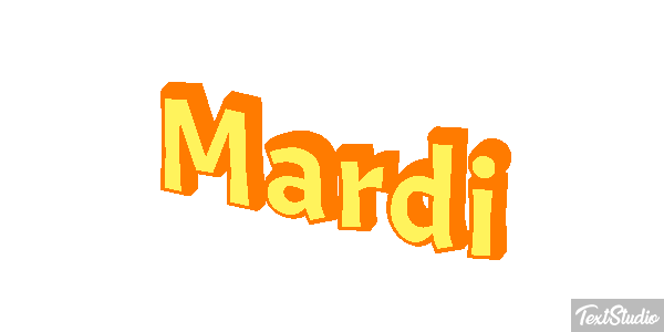 Mardi Texteffekt