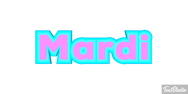 Mardi Texteffekt