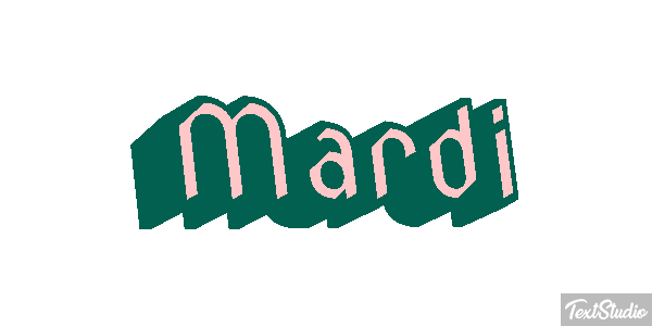 Mardi Texteffekt