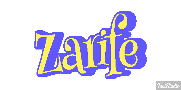 Zarife Efekt tekstowy