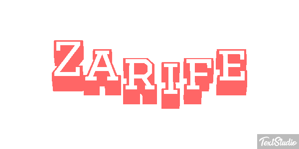 Zarife Efekt tekstowy