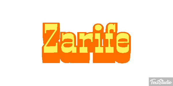 Zarife Efekt tekstowy