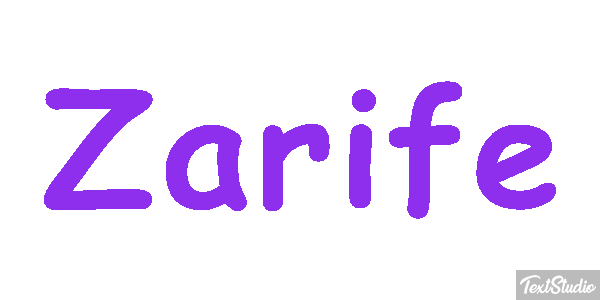 Zarife Efekt tekstowy