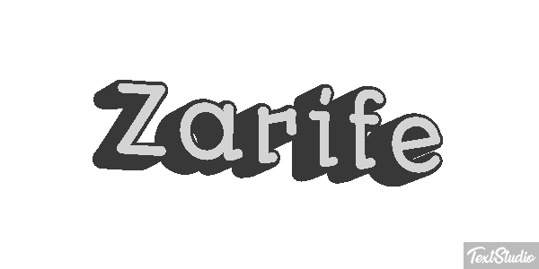 Zarife Efekt tekstowy