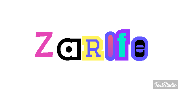 Zarife Efekt tekstowy