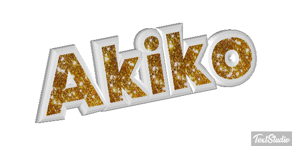 Akiko Text effect