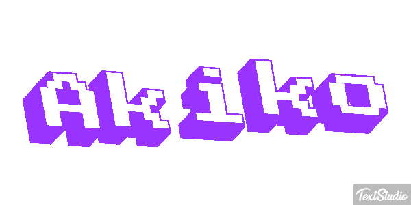 Akiko Text effect