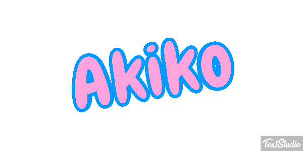 Akiko Text effect