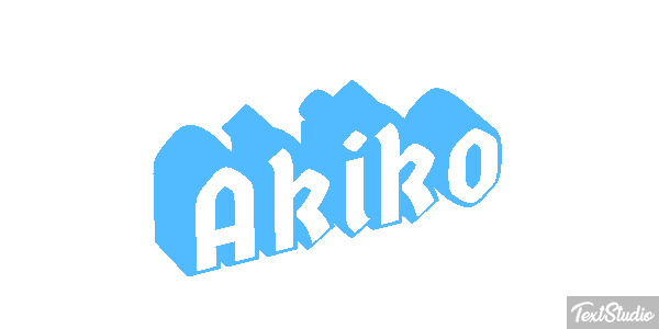 Akiko Text effect