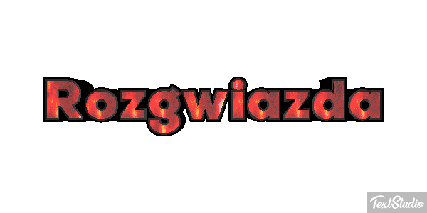 Rozgwiazda Efekt tekstowy
