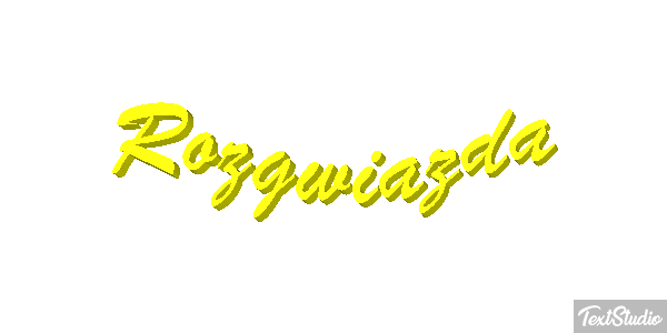 Rozgwiazda Efekt tekstowy