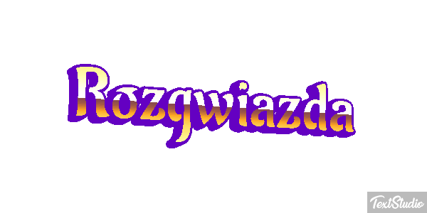 Rozgwiazda Efekt tekstowy