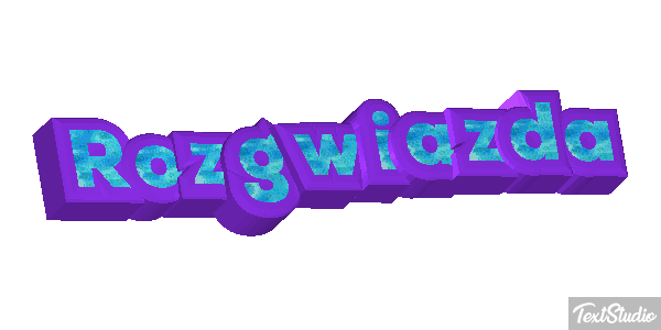 Rozgwiazda Efekt tekstowy