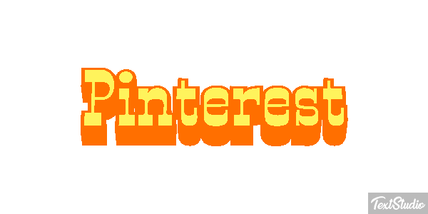 Pinterest Text effect