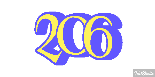 206 Tekst effect