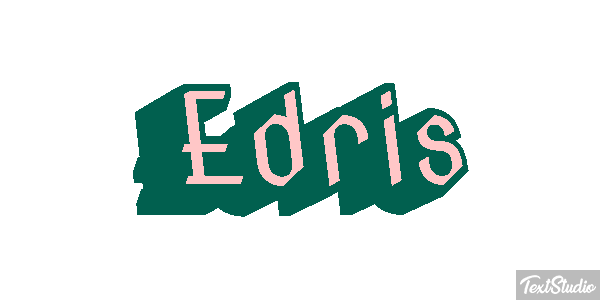 Edris Text effect