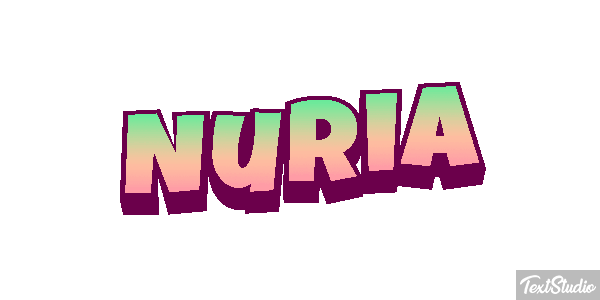 Núria Efecto de texto