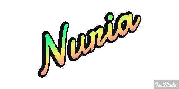 Núria Efecto de texto