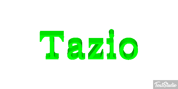 Tazio Effetto testo