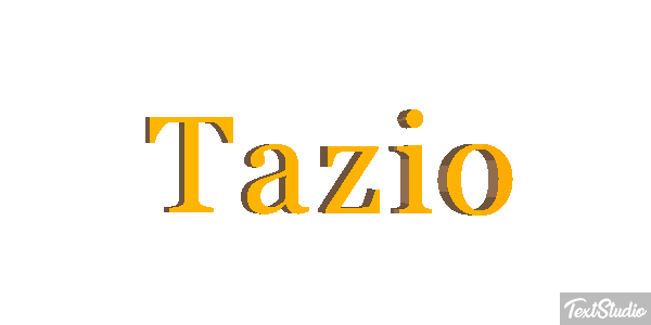 Tazio Effetto testo