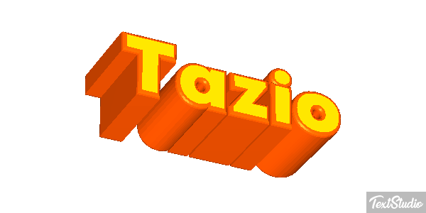 Tazio Effetto testo