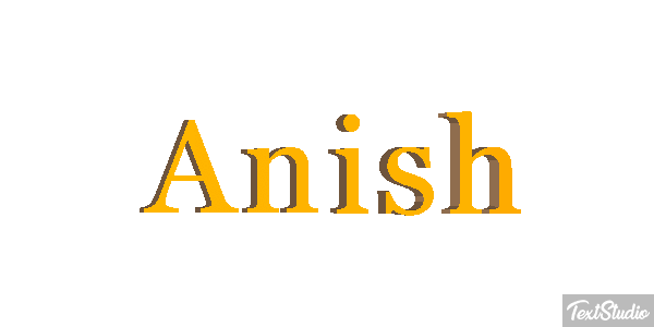 Anish Effetto testo
