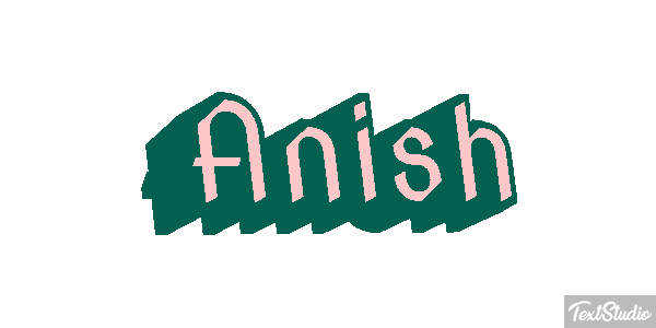 Anish Effetto testo