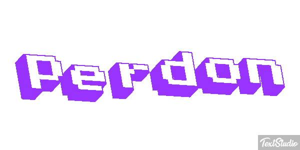 Perdón Tekst effect