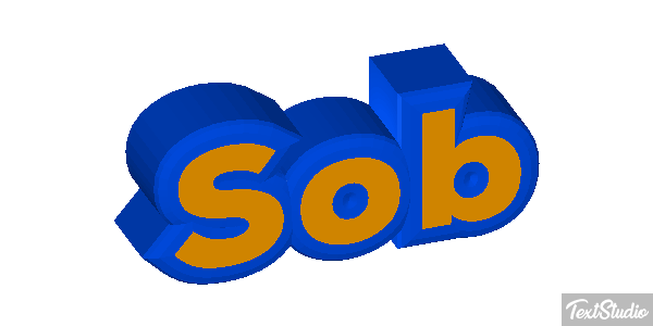 Sob Texteffekt