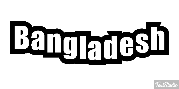 Bangladesh Text effect