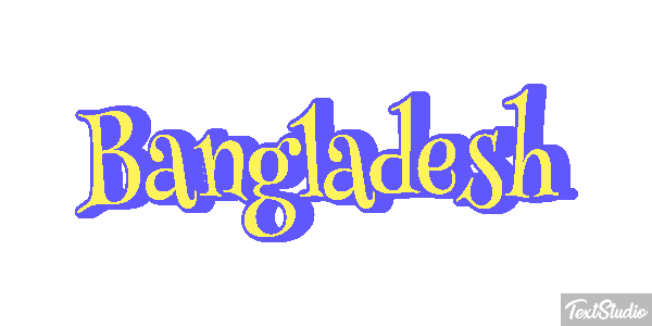 Bangladesh Text effect