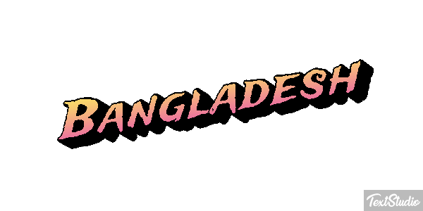 Bangladesh Text effect
