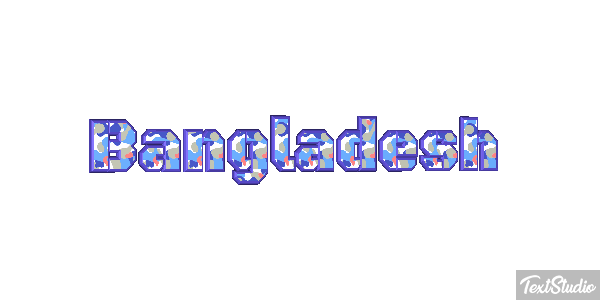Bangladesh Text effect