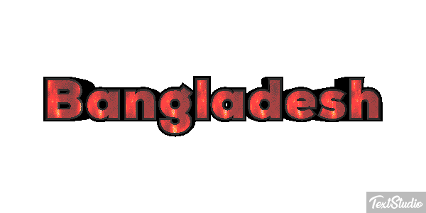 Bangladesh Text effect