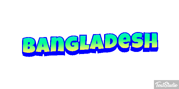 Bangladesh Text effect