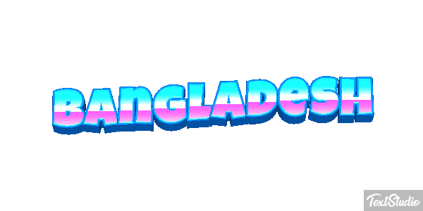 Bangladesh Text effect