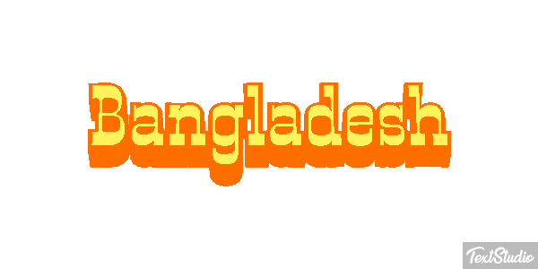 Bangladesh Text effect