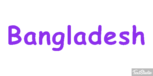 Bangladesh Text effect