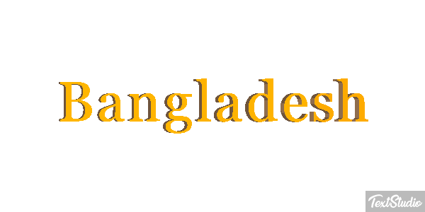 Bangladesh Text effect