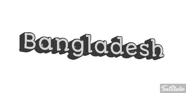 Bangladesh Text effect