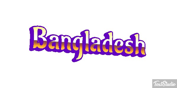 Bangladesh Text effect