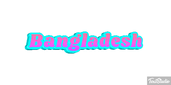 Bangladesh Text effect